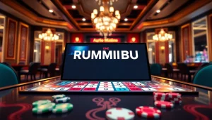 Experience רמיקוב אונליין with thrilling gameplay on a stylish digital table.