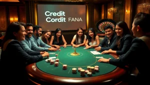 Players winning at a poker table while exploring credit fara anaf options for better bankroll management.