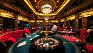 Experience thrilling gameplay at GO88 with vibrant casino tables and poker chips.