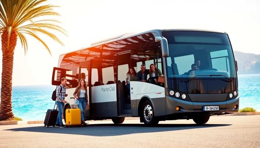 Navetta per l'Aeroporto di San Vito a Palermo, autobus navetta sulla panoramica spiaggia di San Vito Lo Capo.