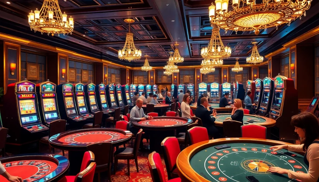 Players thrill at BK8 เว็บตรง casino games, featuring vibrant tables and exciting slots.