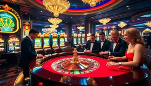 Betting action at mk8th.net with vibrant casino games and roulette excitement.