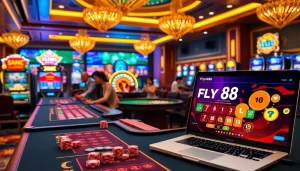 Experience the thrill of winning at trang chủ FLY88, featuring vibrant casino games and engaging players.