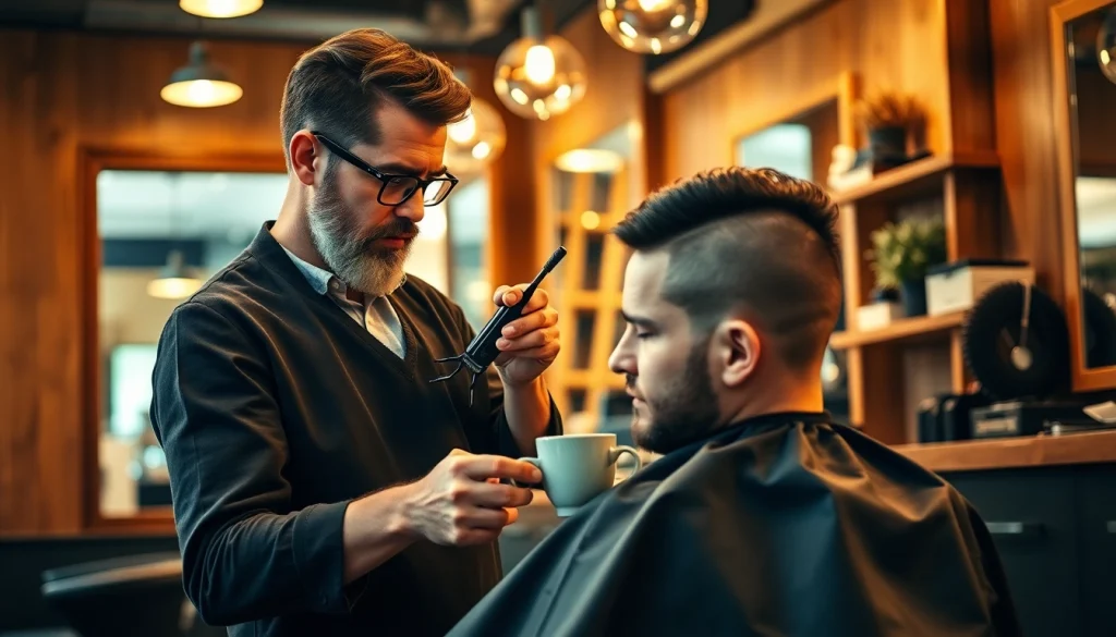 Barbershop Nijmegen: Professionele kapper knipt haar in een knusse, stijlvolle omgeving