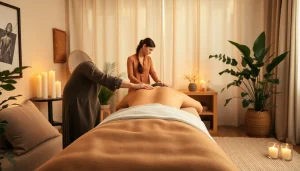 아늑한 가정에서 편안한 분위기로 진행되는 휴식형 출장마사지 세션.