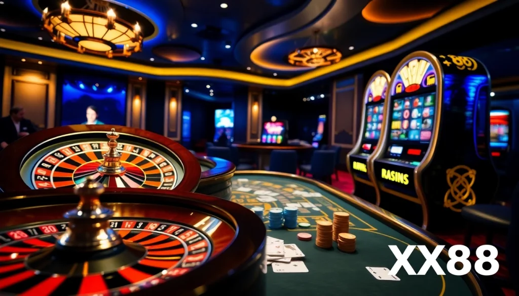 Experience the thrill of winning at XX88 with vibrant casino games and excitement.