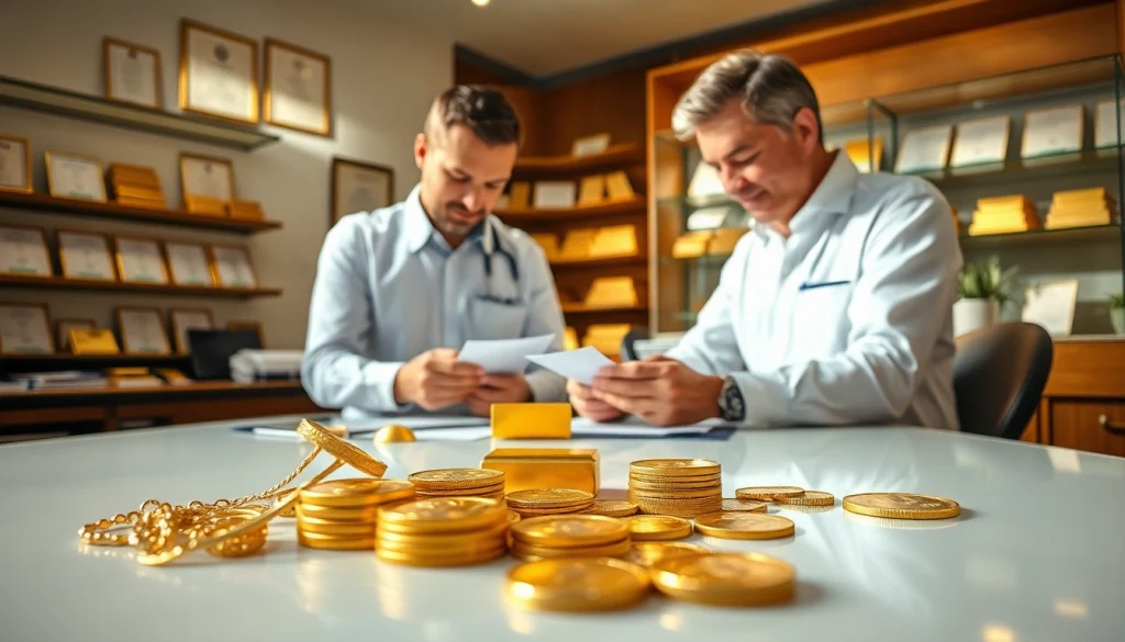 Finde weitere Informationen Goldankauf für eine professionelle Goldbewertung und Verkauf.