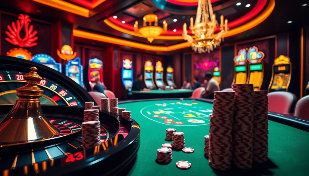 Experience S8 excitement at a luxurious casino table with roulette and poker chips.