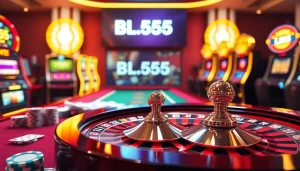 Experience the excitement of BL555 with its vibrant casino gaming atmosphere.