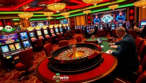 Experience high-stakes gaming at 58win with vibrant casino tables and thrilling gameplay.