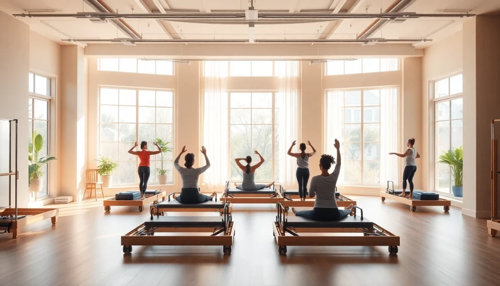 ウェルネスを重視する ピラティス おすすめ のエクササイズを紹介する穏やかなスタジオの風景