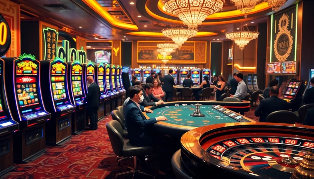 Experience the excitement of nổ hủ at vibrant casino slot machines and thrilling poker games.