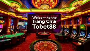 View the engaging Trang Chủ Tobet88 online casino experience with lively games and luxurious atmosphere.