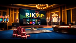 Experience the thrill of RIKVIP with engaging casino games and vibrant visuals.
