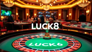 Trải nghiệm hành động chơi game đầy hồi hộp tại https://luck8.net với bàn roulette sang trọng và những đồng poker màu sắc sống động.