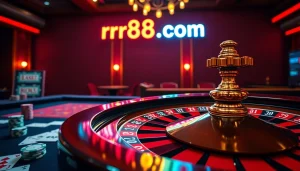 Experience the luxury of gaming at rr88.com with vibrant casino tables and exciting gambling action.