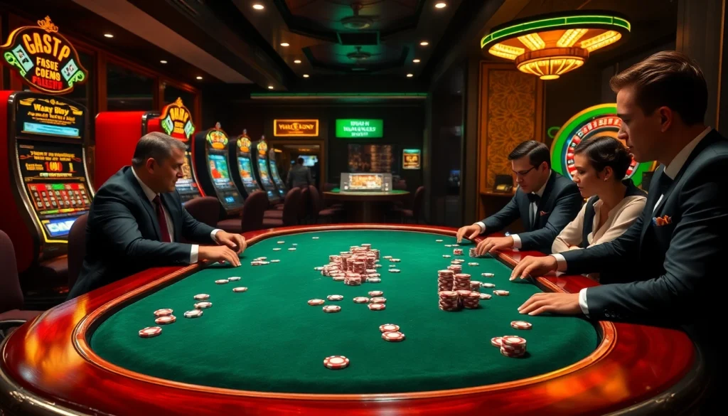 Experience the thrill of gambling with high-stakes poker tables at https://vaoluoitv.it.com, where luxury meets excitement.