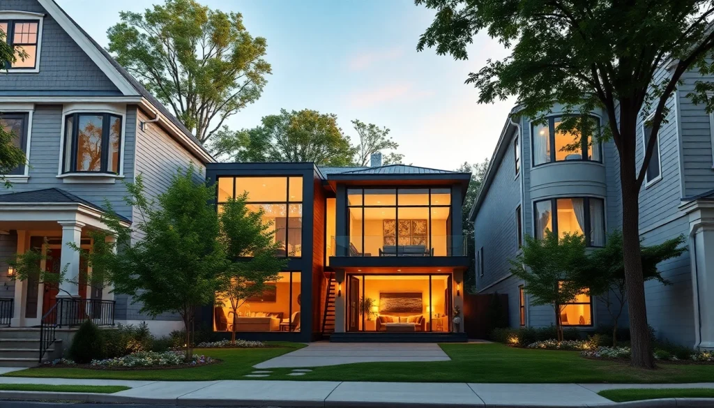 Luxury home architect Boston showcasing elegant residential design and modern aesthetics.