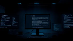 Explore the hidden wiki interface showcasing .onion links and dark web resources.