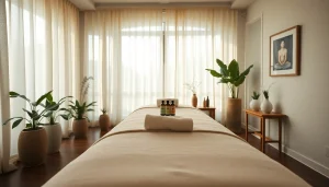 편안한 분위기와 에센셜 오일이 있는 하남마사지 휴식 공간