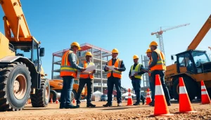 Tennessee construction news highlights collaboration on a vibrant construction site.